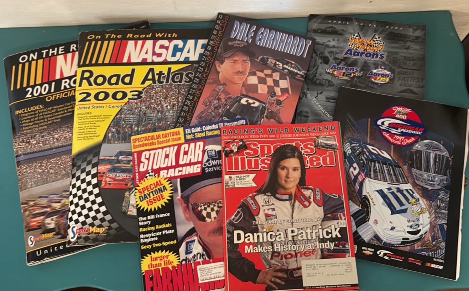 NASCAR Road Atlas, Magazines, Race Programs, and Book