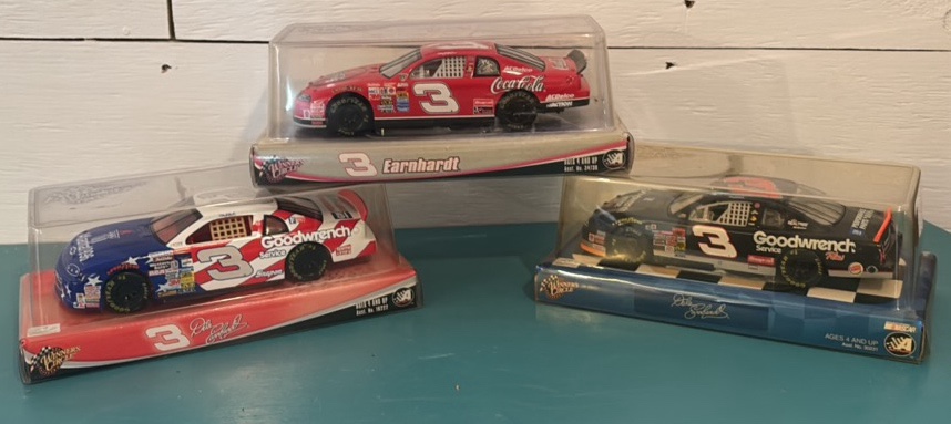 3 Winners Circle Dale Earnhardt Sr Race Cars
