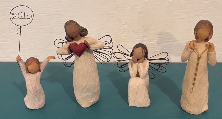 Four Willow Tree Figurines