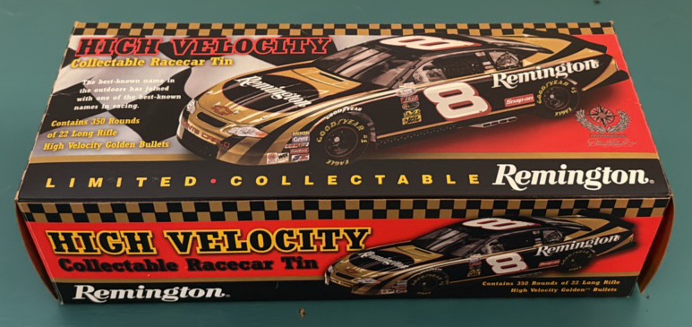 Limited Collectible Remington Racecar Tin