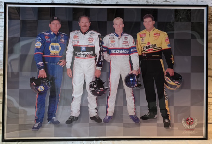 NASCAR Poster of DEI Drivers