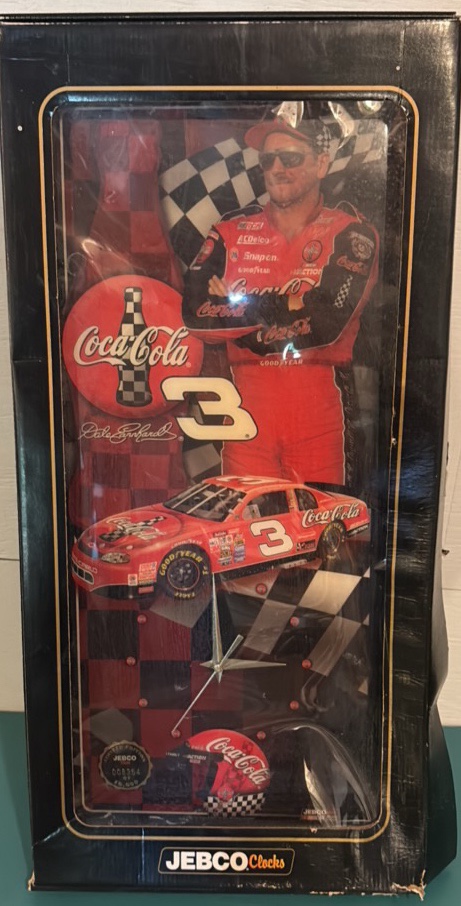 Jebco Dale Earnhardt Coca-Cola Wall Clock