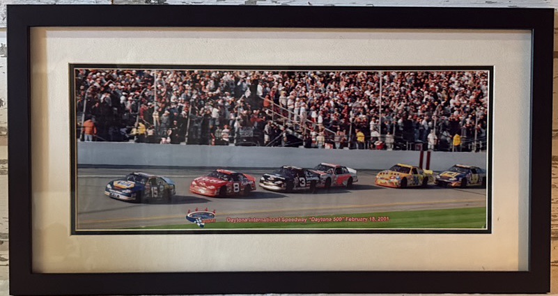Framed Photo from 2001 Daytona 500