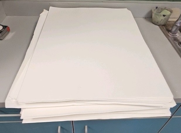 stack of art paper