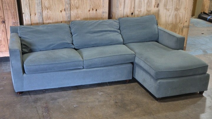 crate & barrel sectional couch