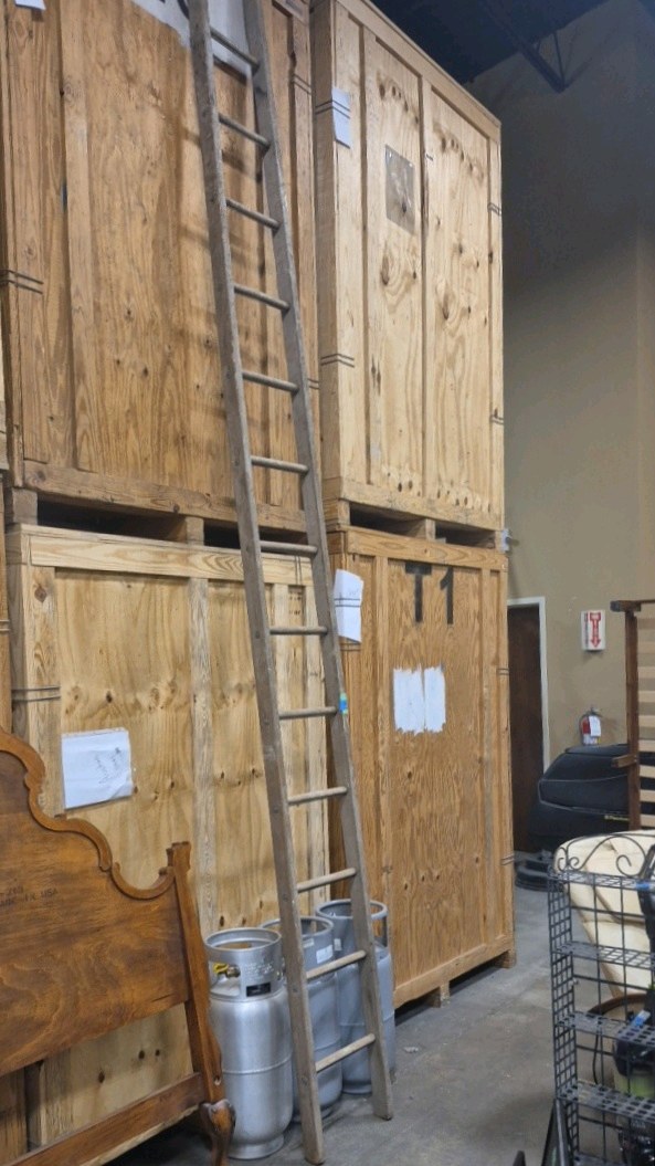 wooden ladder