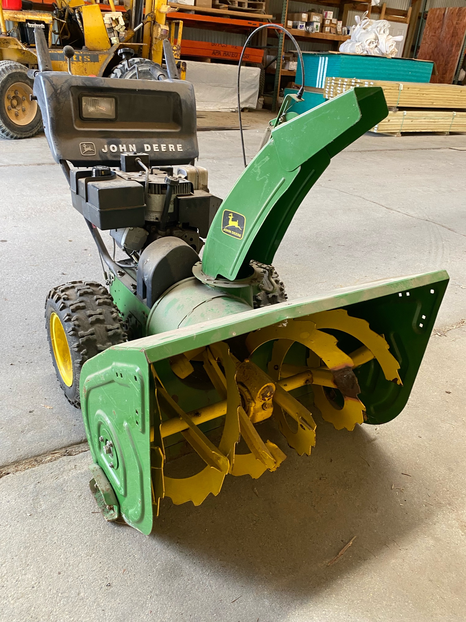 John Deere snowblower