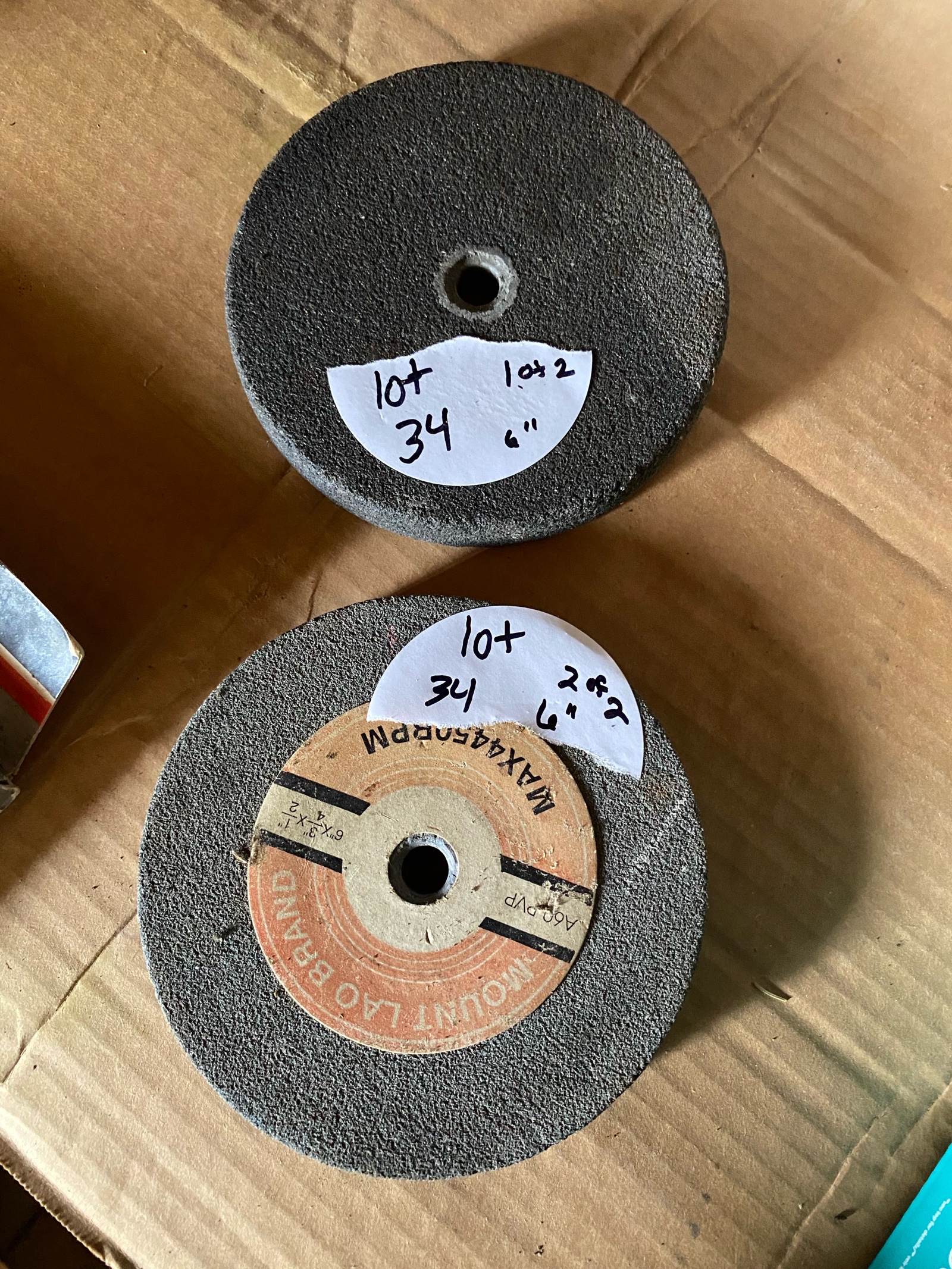 6 grinding wheels