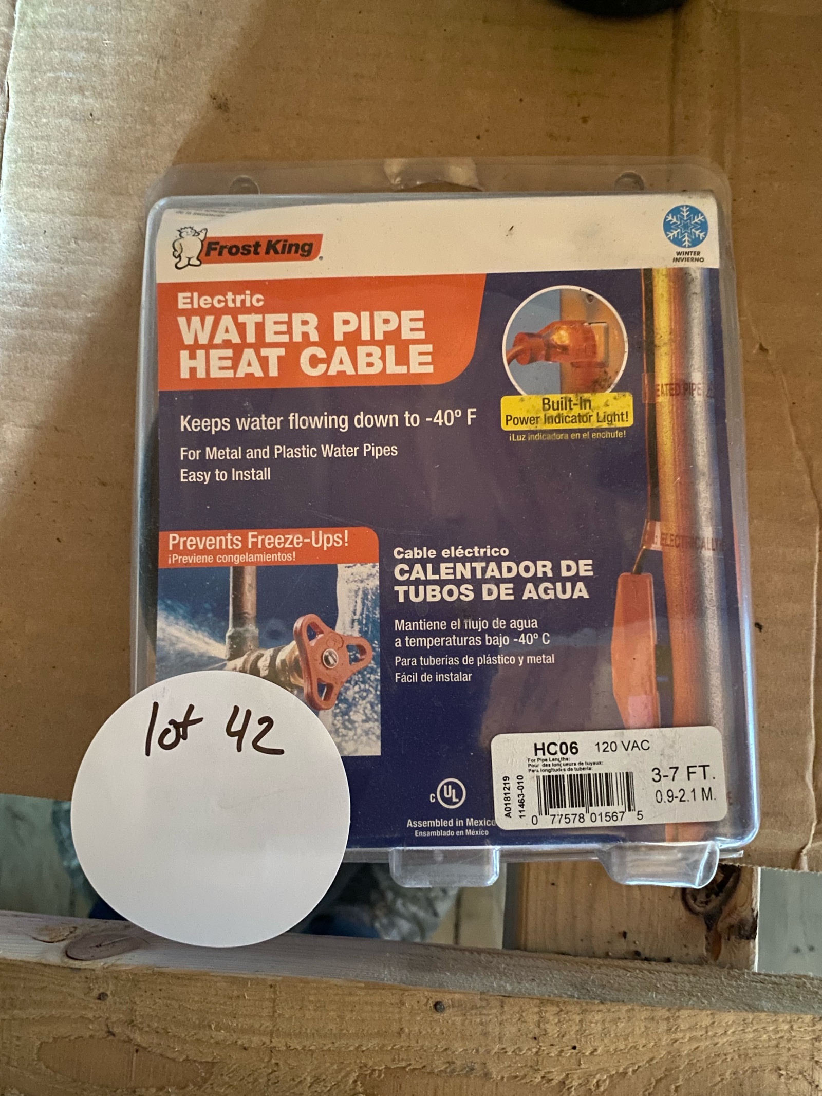 heat tape for pipes