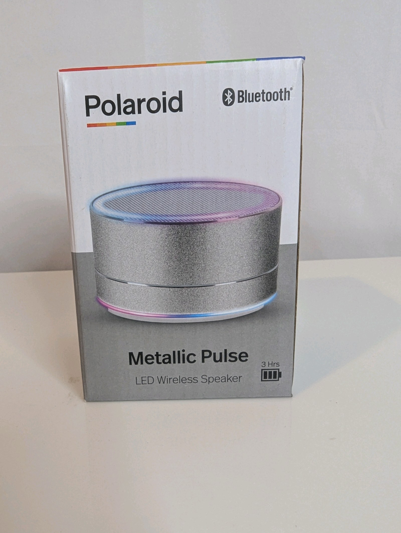 Polaroid Metallic Pulse LED Wireless Speaker