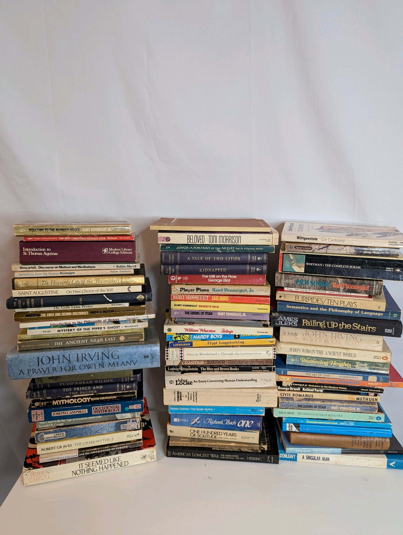 Huge Vintage Book Lot Alice in Wonderland, Hardy Boys, TS Elliot