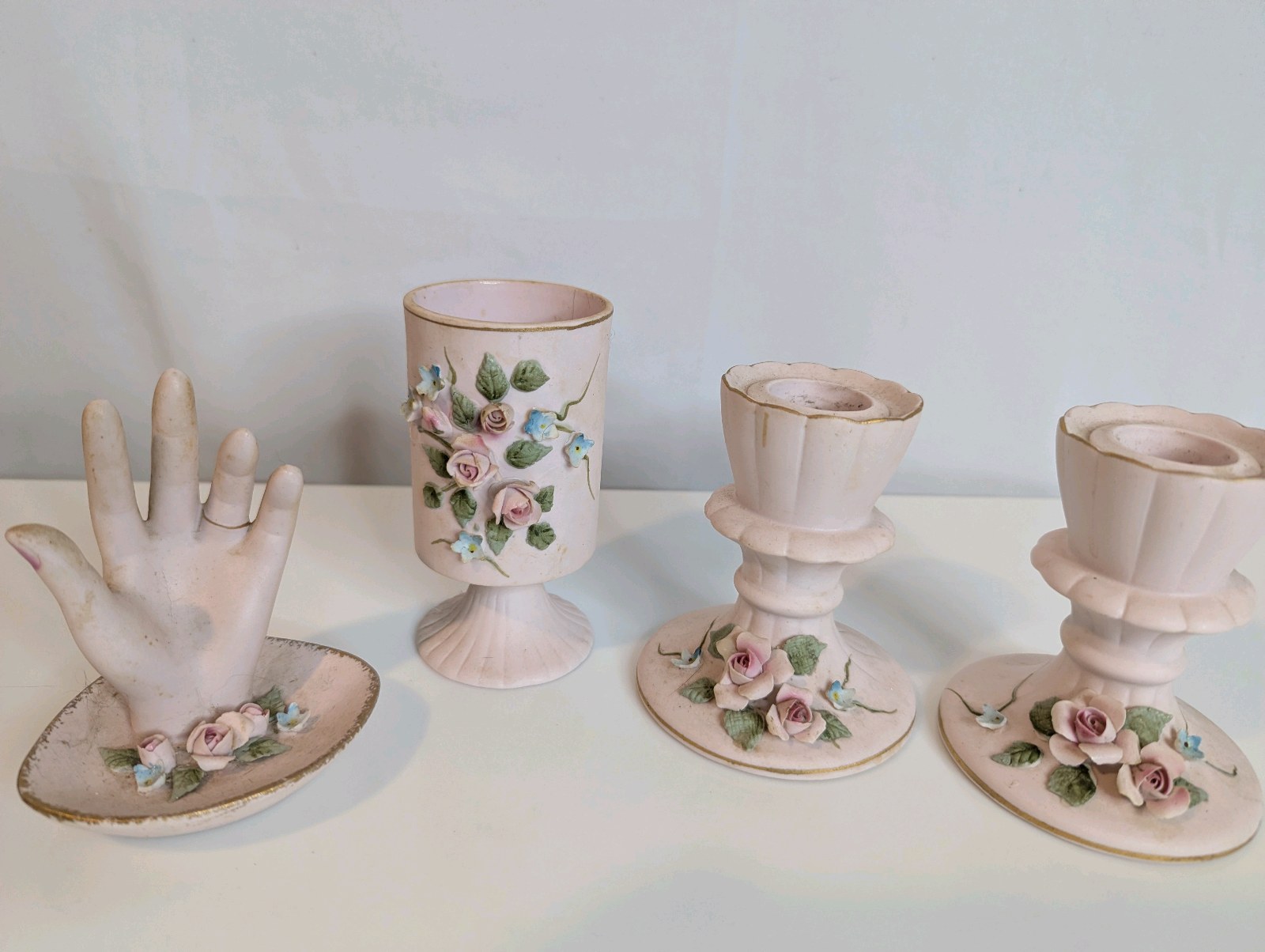Vintage Rose Lefton China Set