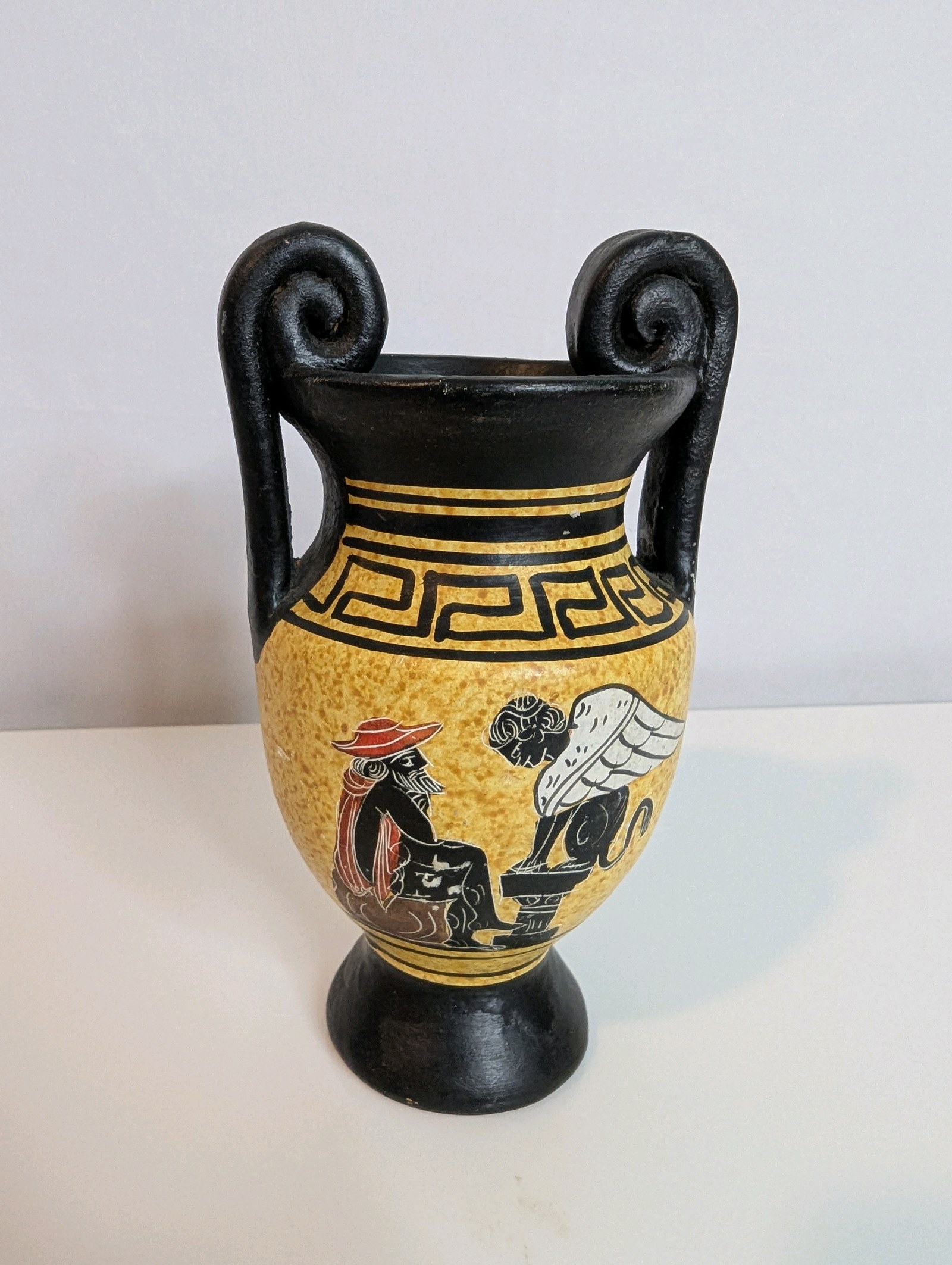 Amphora Hand-painted Greek vase