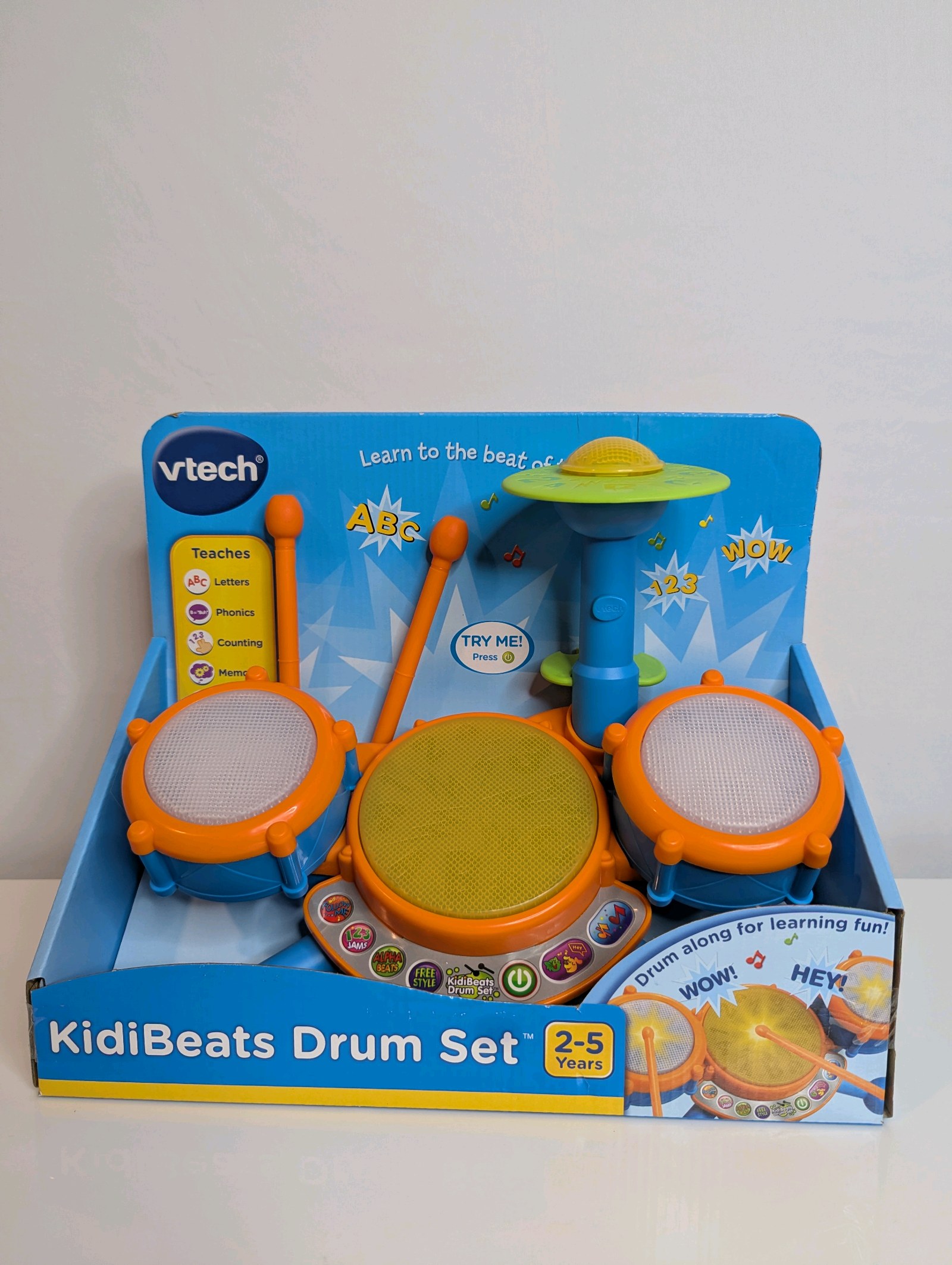 VTech KidiBeats Drum Set, New in Box