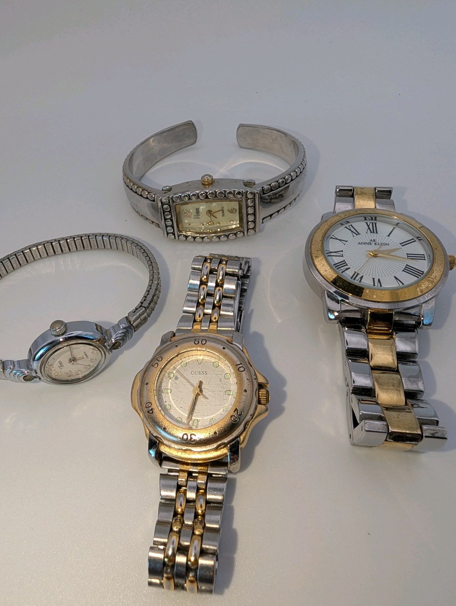 Vintage Womens Watches, New BatteriesGuess, Anne Klein, Timex