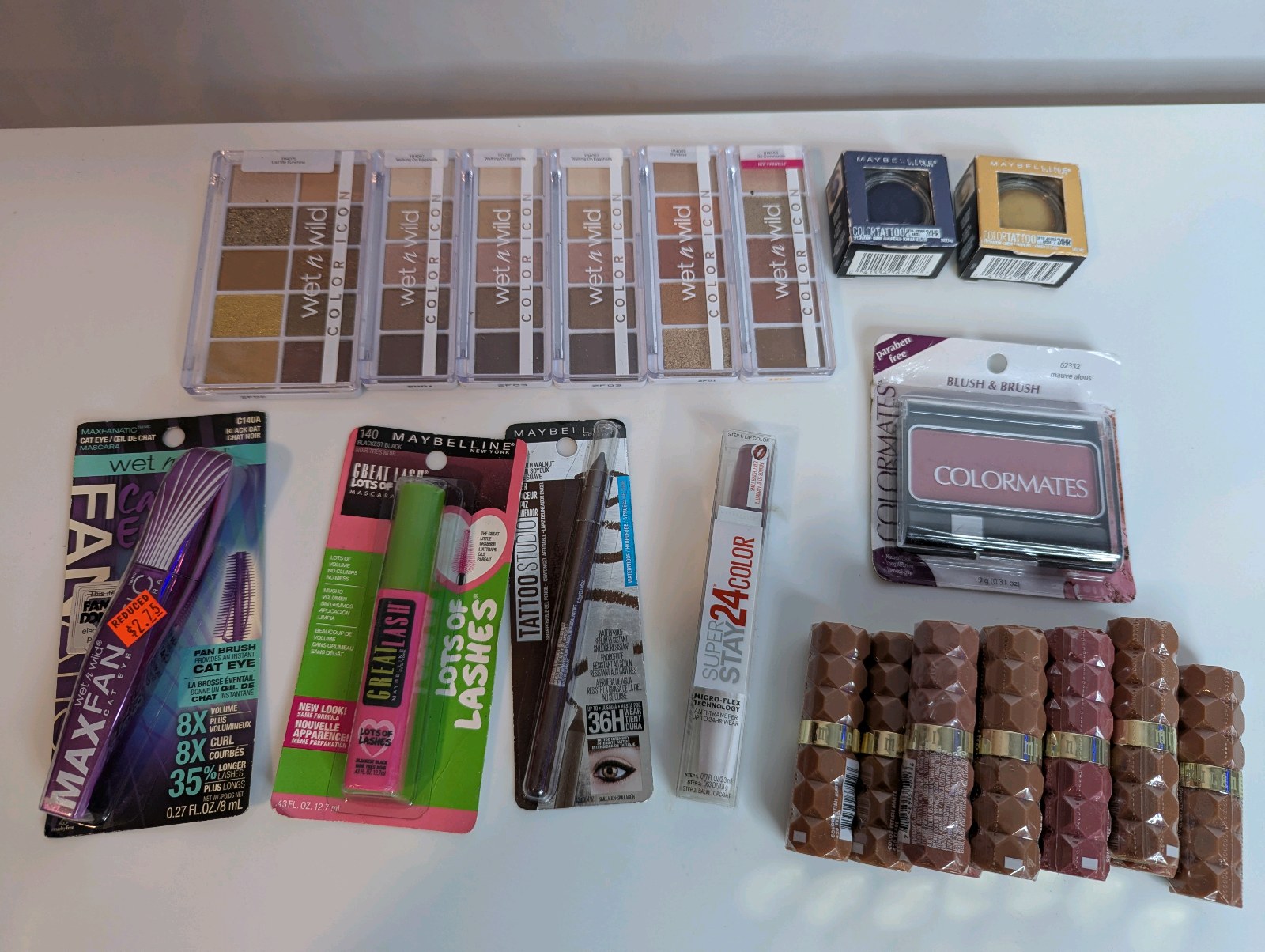 NIB Sealed Various Makeup, Wet n Wild, Maybelline, Milani