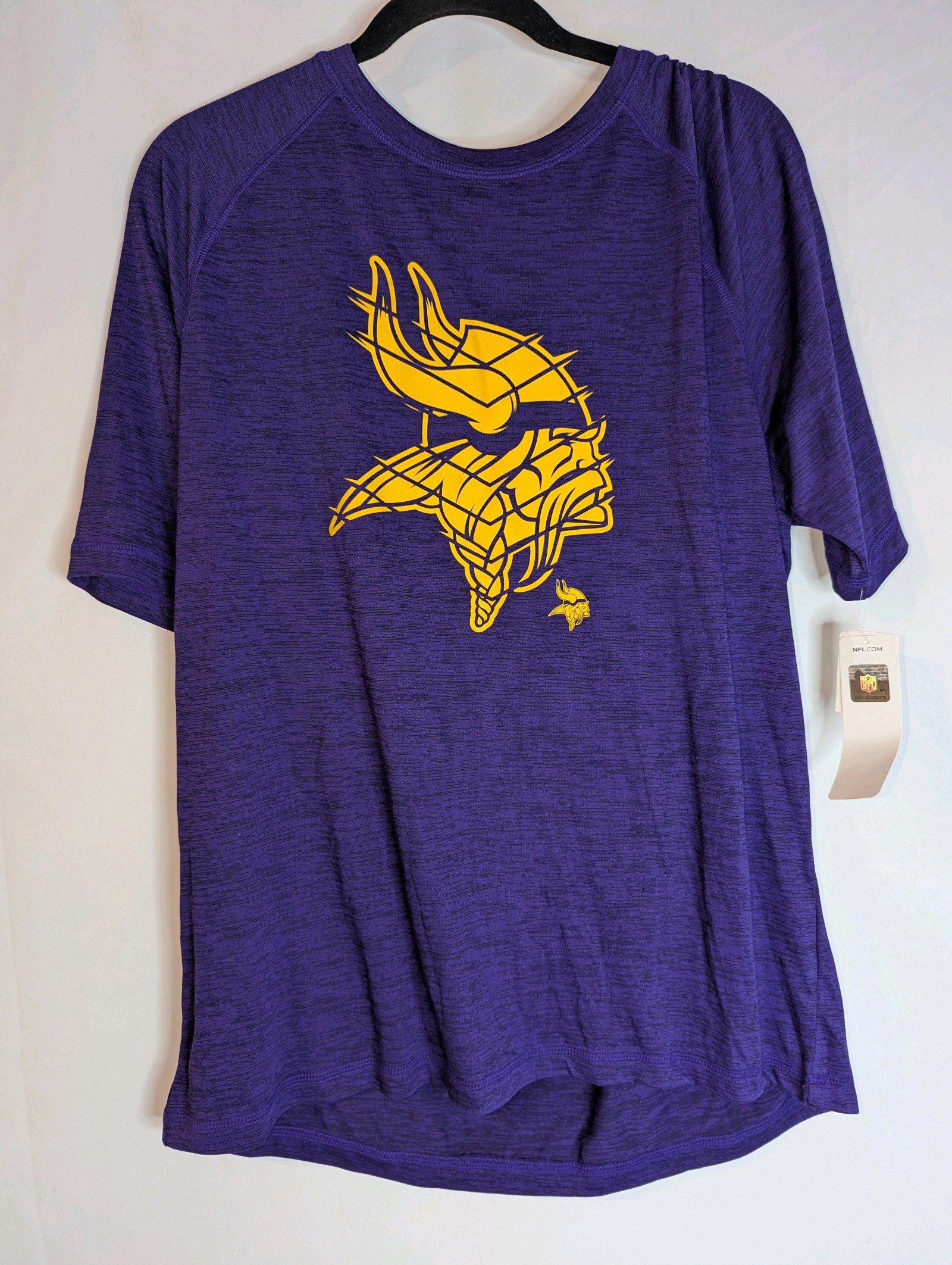 NWT NFL MN Vikings Active Shirt, Size L