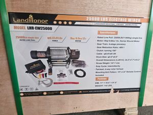 Unused 2026 LandHonor 25000LBS Electric Winch LHR-EW25000