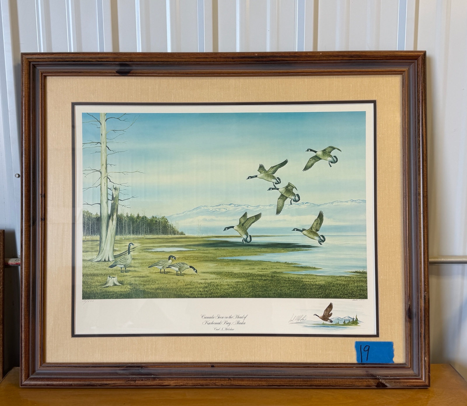 Limited Edition Print Carl Melichar Canada Geese