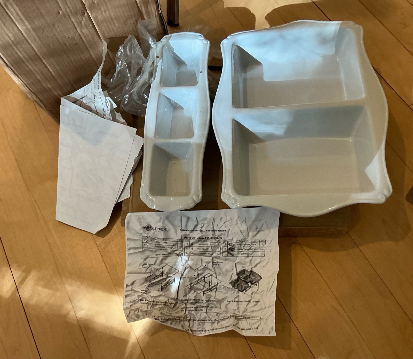 Serving tray set