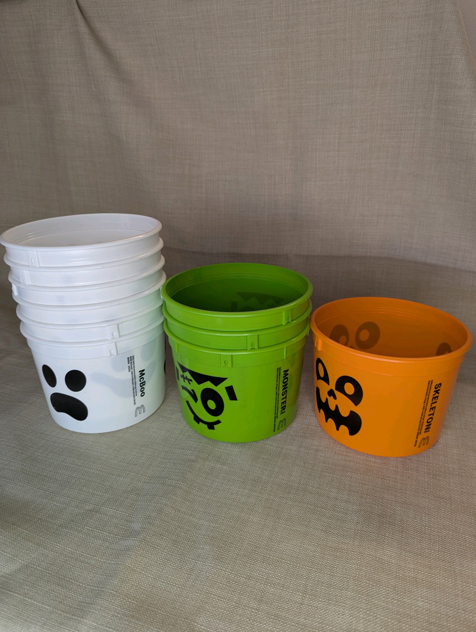 McDonalds Halloween Boo Buckets
