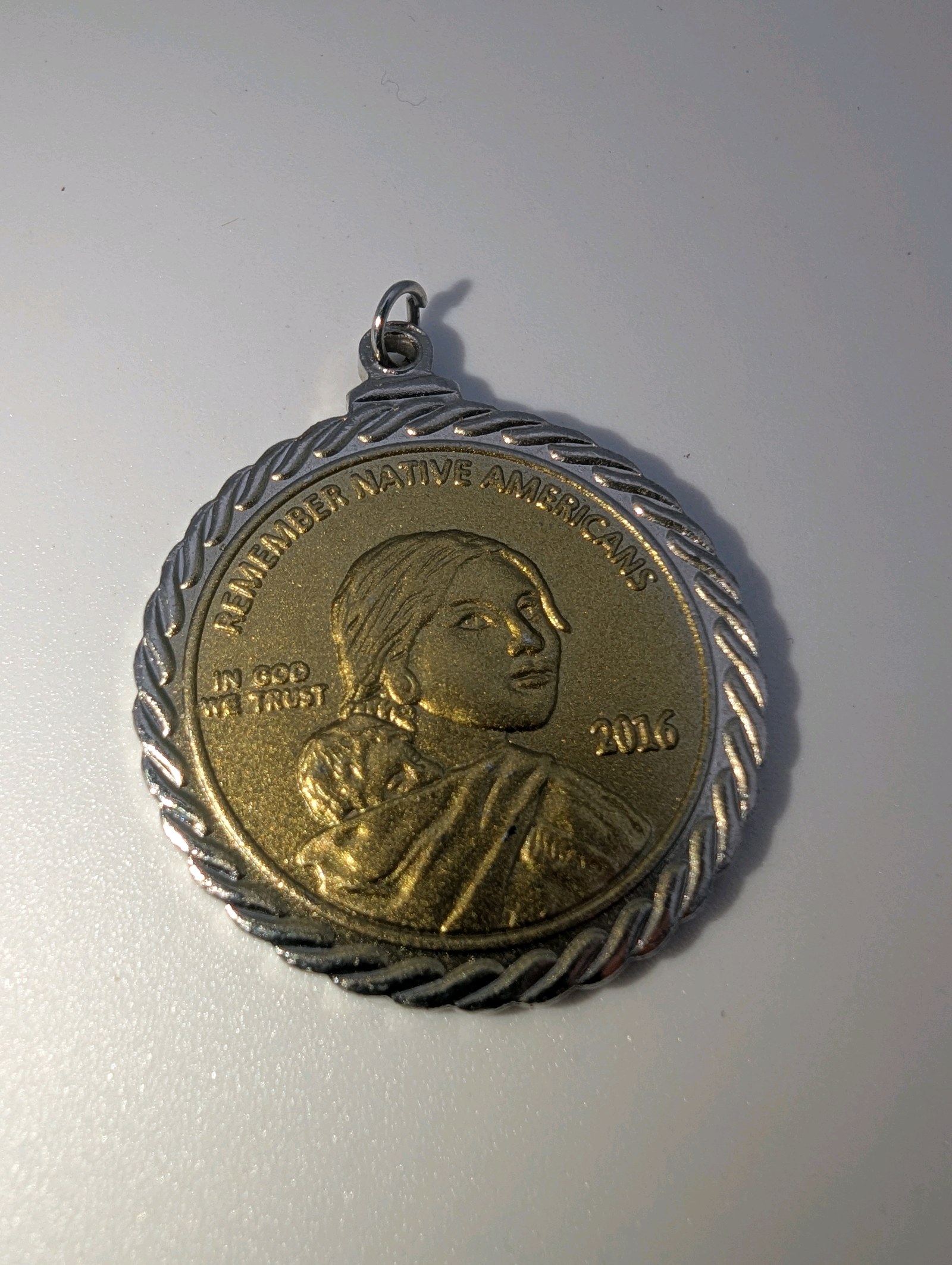 2016 Sacagawea pendant