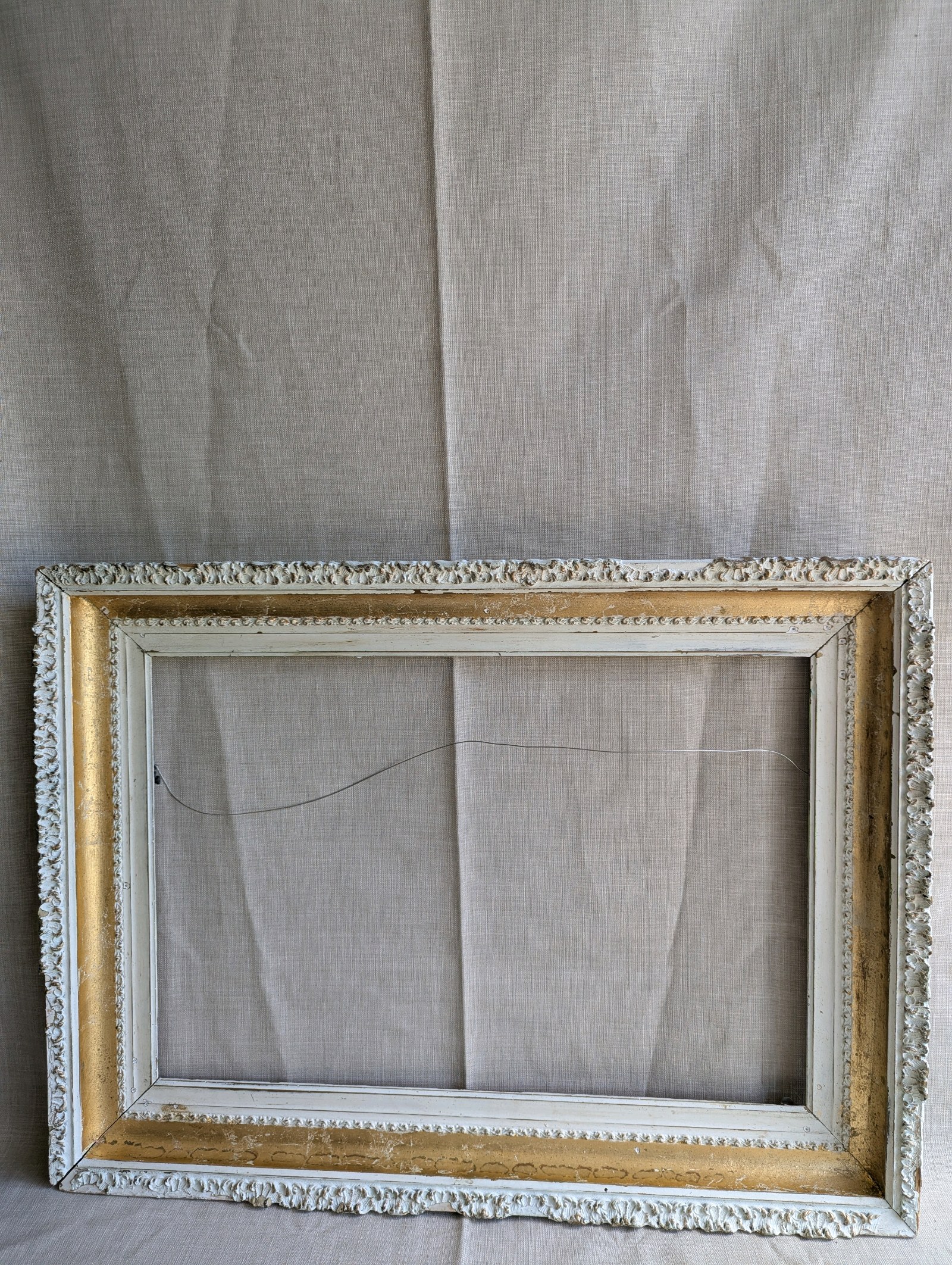 Vintage French Montparnasse-style painting frame, likely 1950s  3