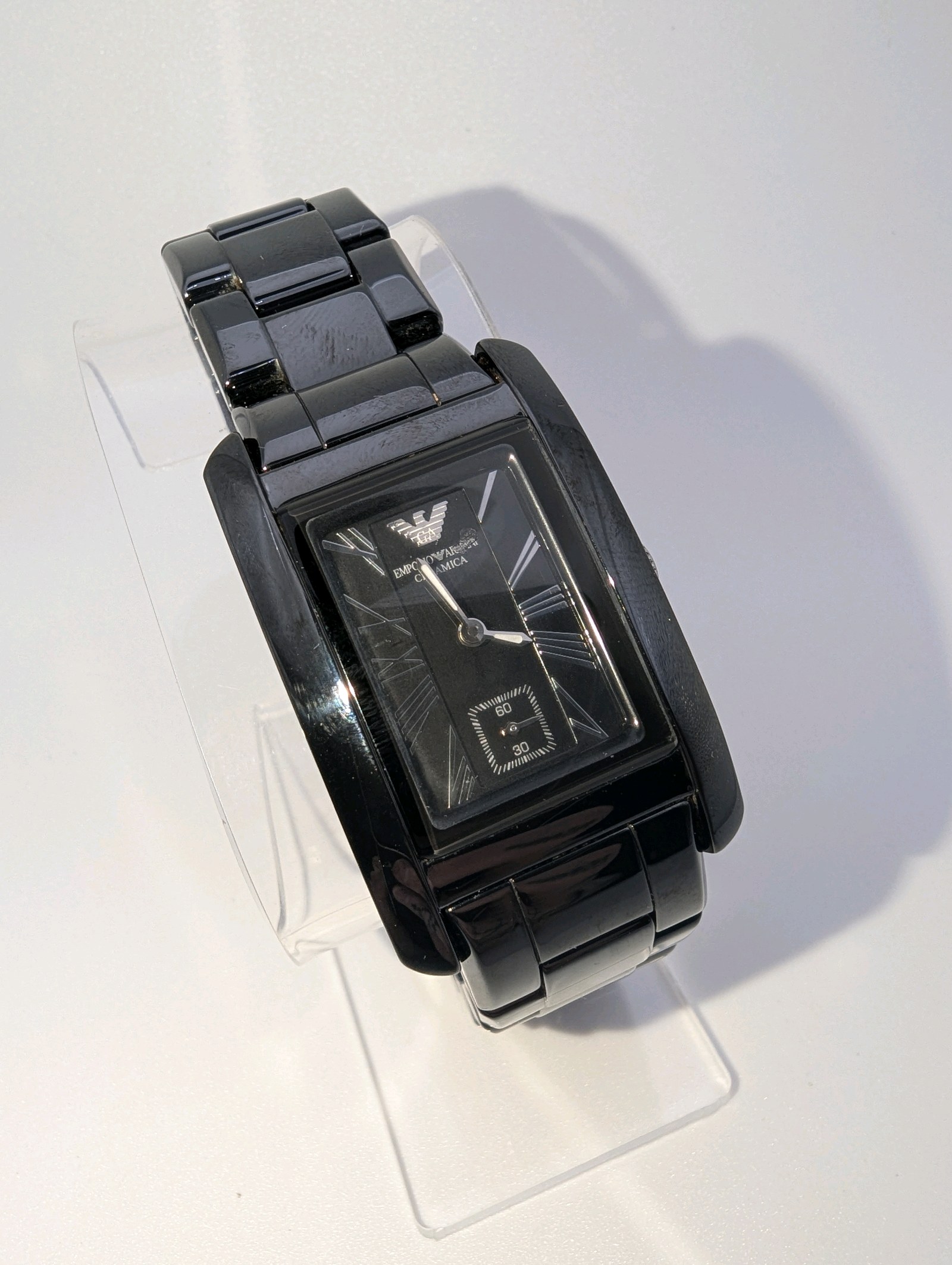 Emporio Armani Ceramica watch  Working, new battery