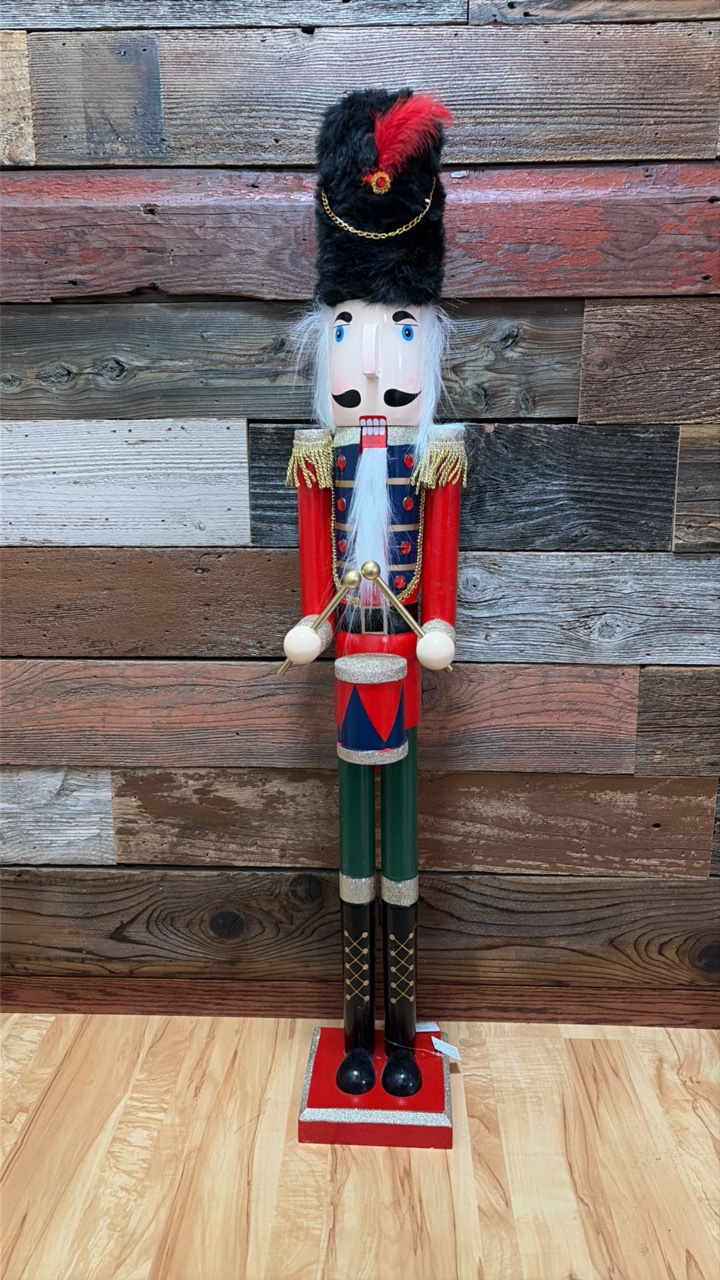 Nutcracker - 3 foot tall - red drummer - Retail $192