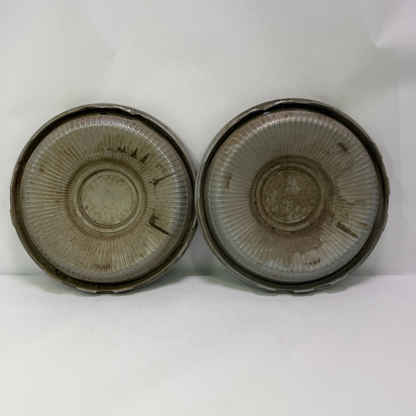 Pair of Vintage Chrysler Turbine Style Wheel Covers Hubcaps