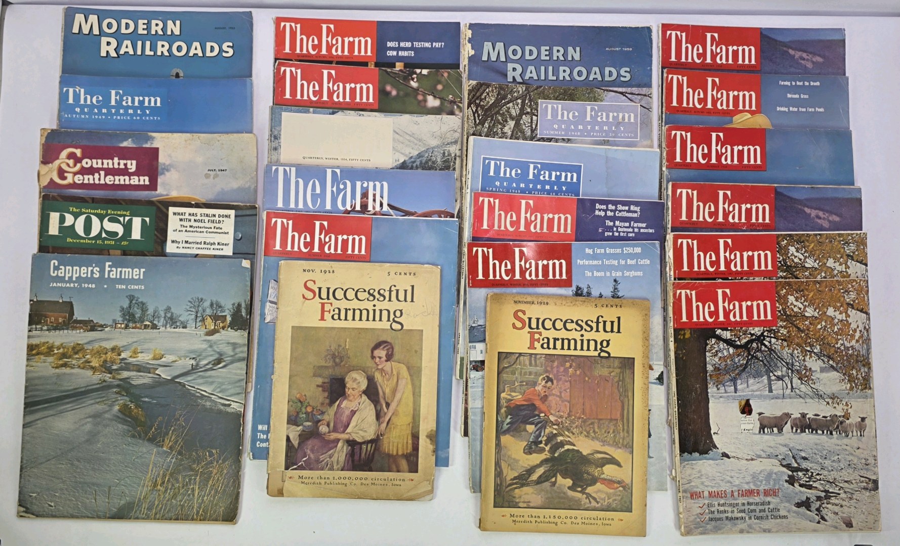 Lot of Vintage Farm Magazines and Agriculture Publications