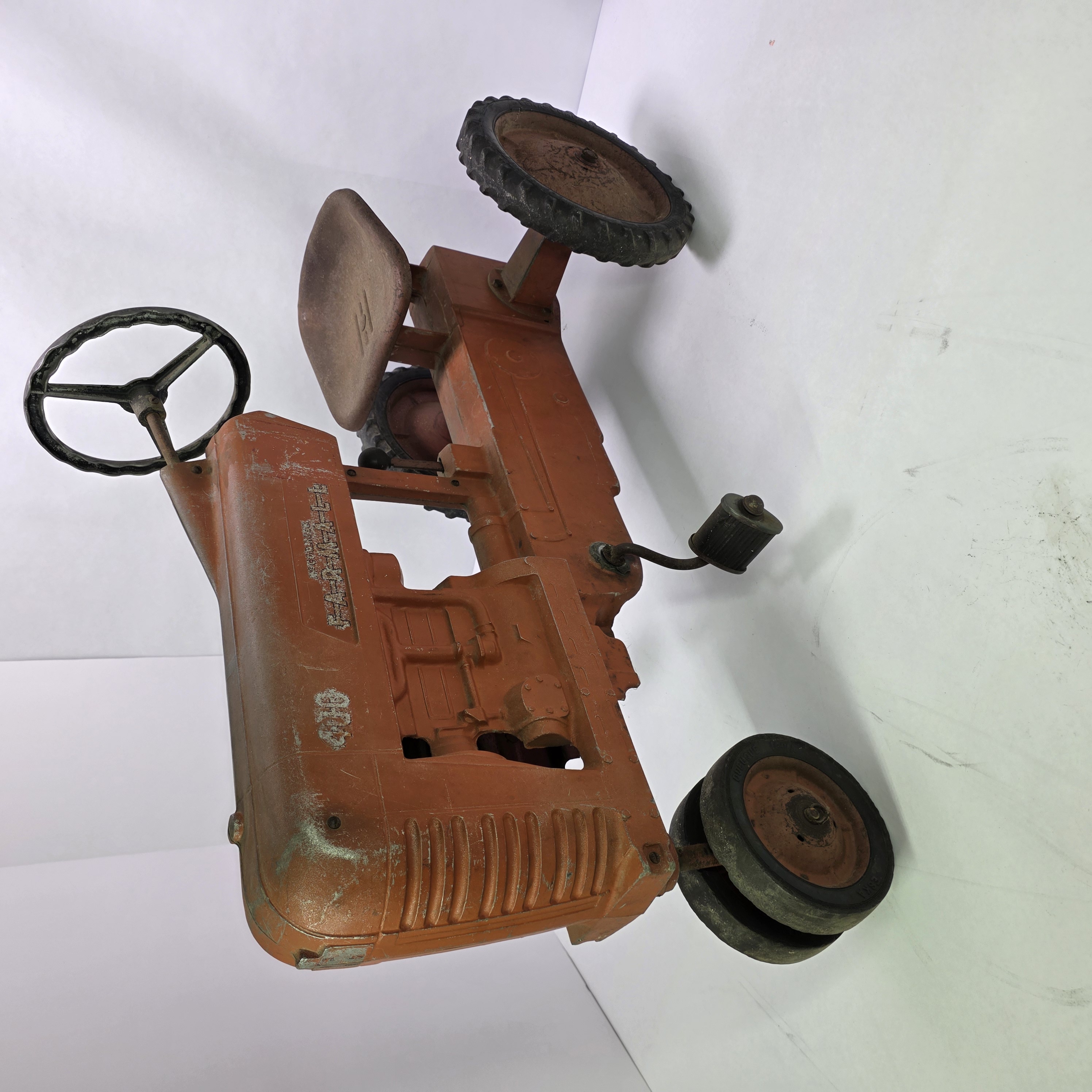 Vintage Farmall 400 Kids Pedal Tractor Red Metal Ride-On Eska Style