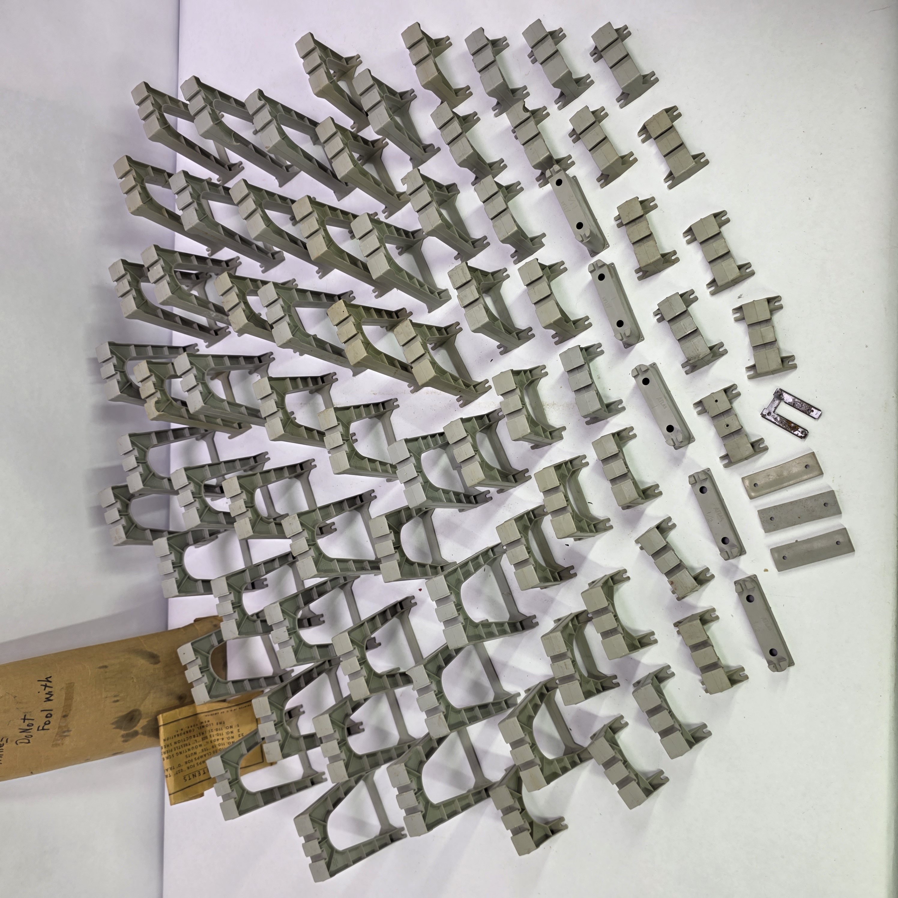 Large Lot of Vintage Metal Erector Set Bridge and Girder Parts