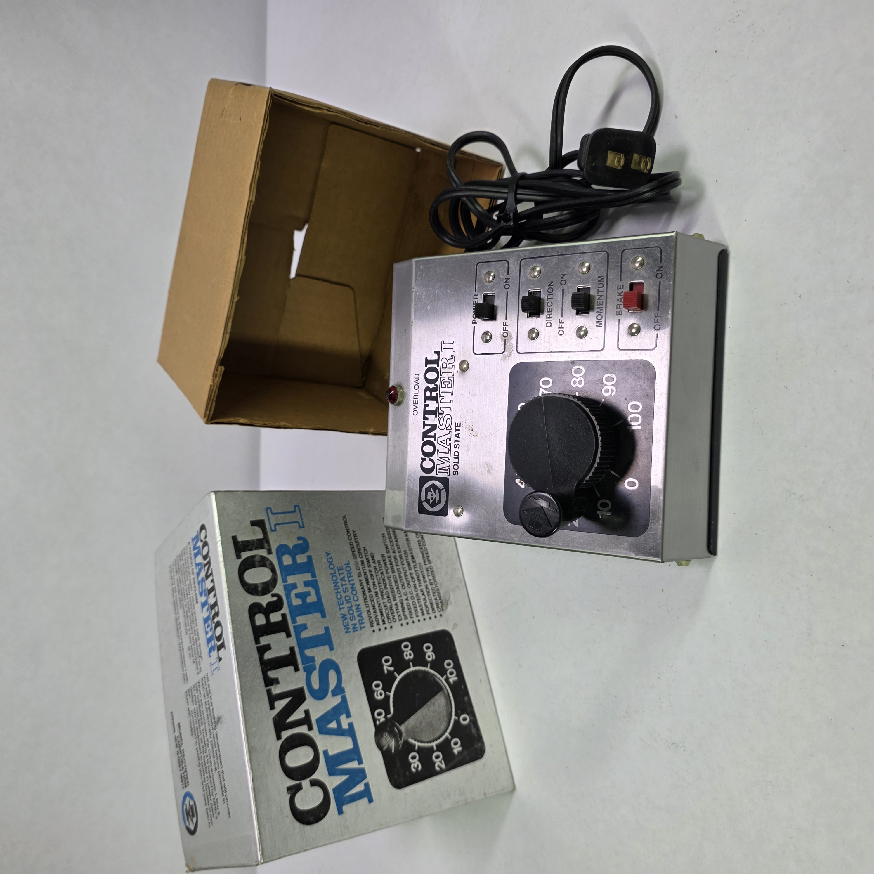 Control Master I Model Railroad Hobby Transformer with Box