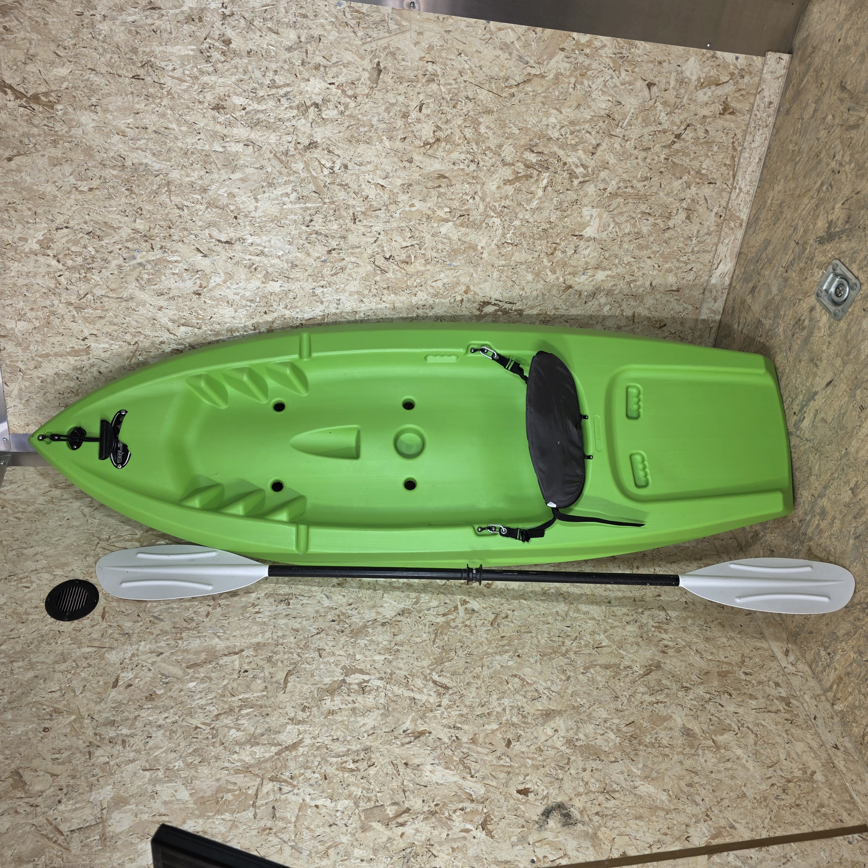 Equinox Green Sit-On-Top Kayak with Paddle