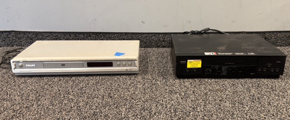 DVD and VHS players