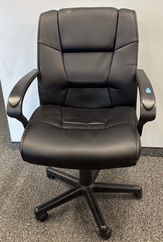 black office chair