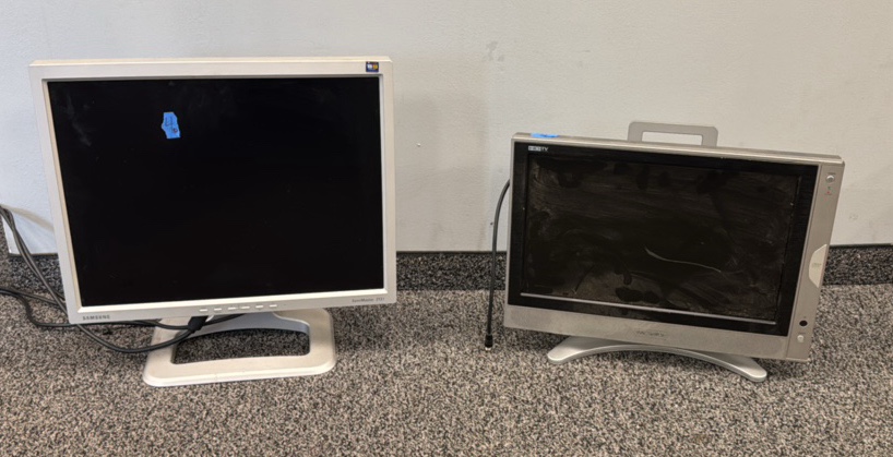 computer monitor and tv