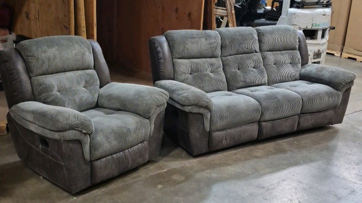sofa and recliner