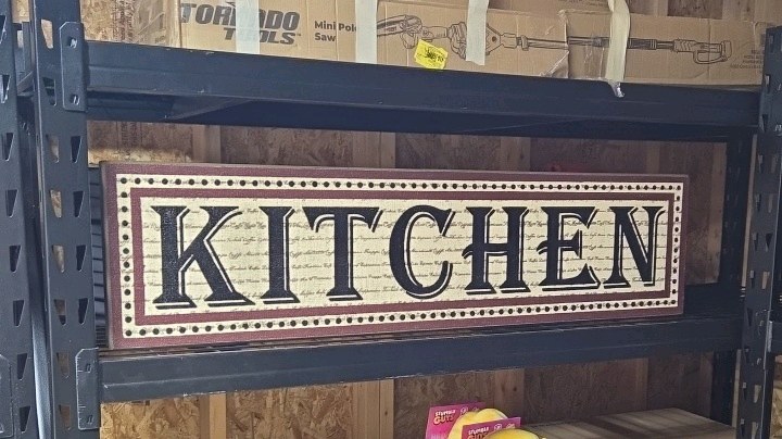 Kitchen Wall Hanging Sign