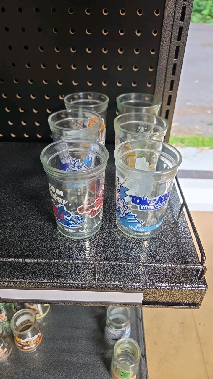 Set of 6 Tom & Jerry Vintage Glasses