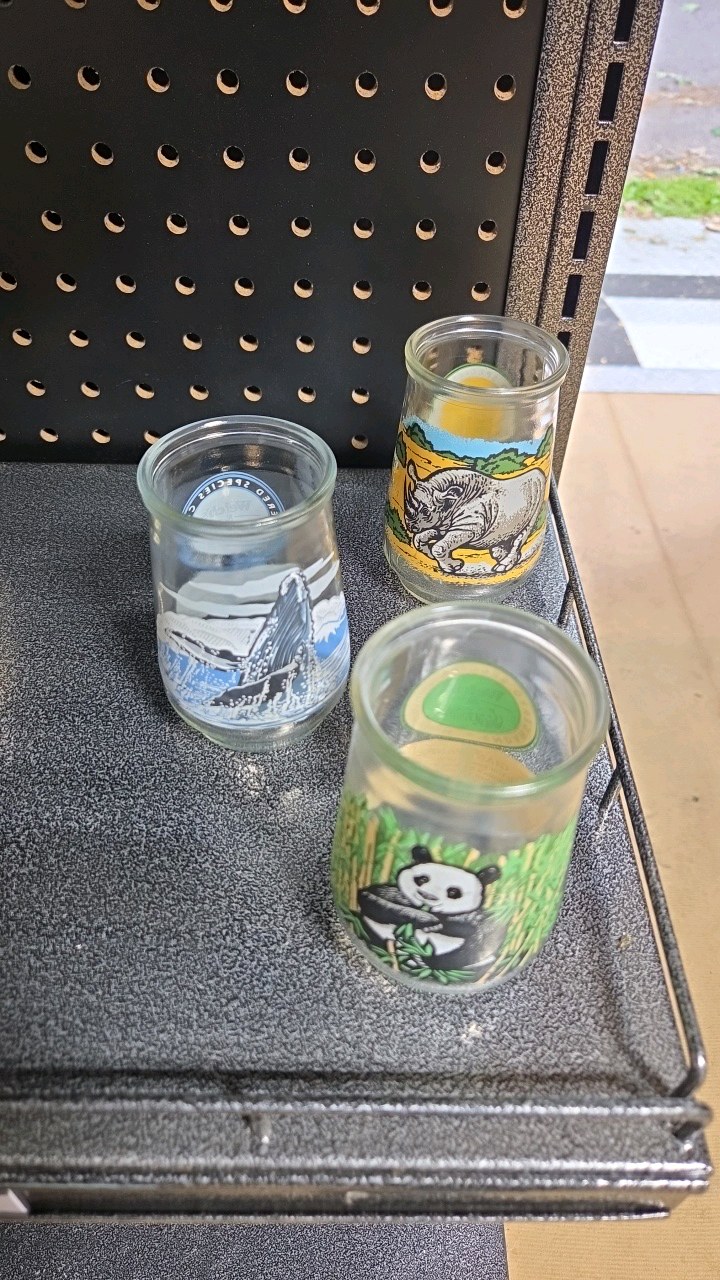 Set of 3 Welchs Vintage Glasses