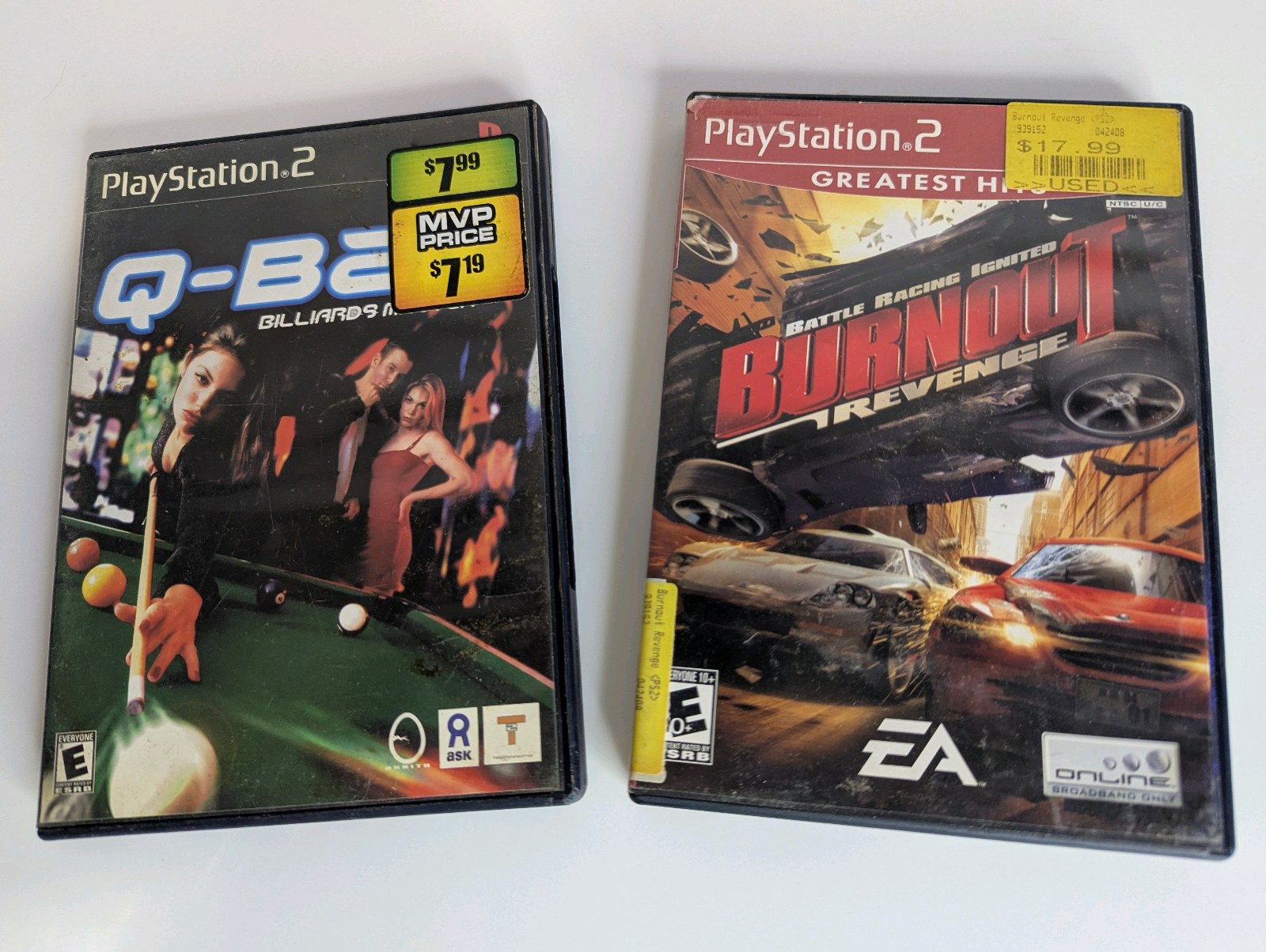 Greatest Hits edition of Burnout Revenge for the PlayStation 2, Q-Ball Billiards Master