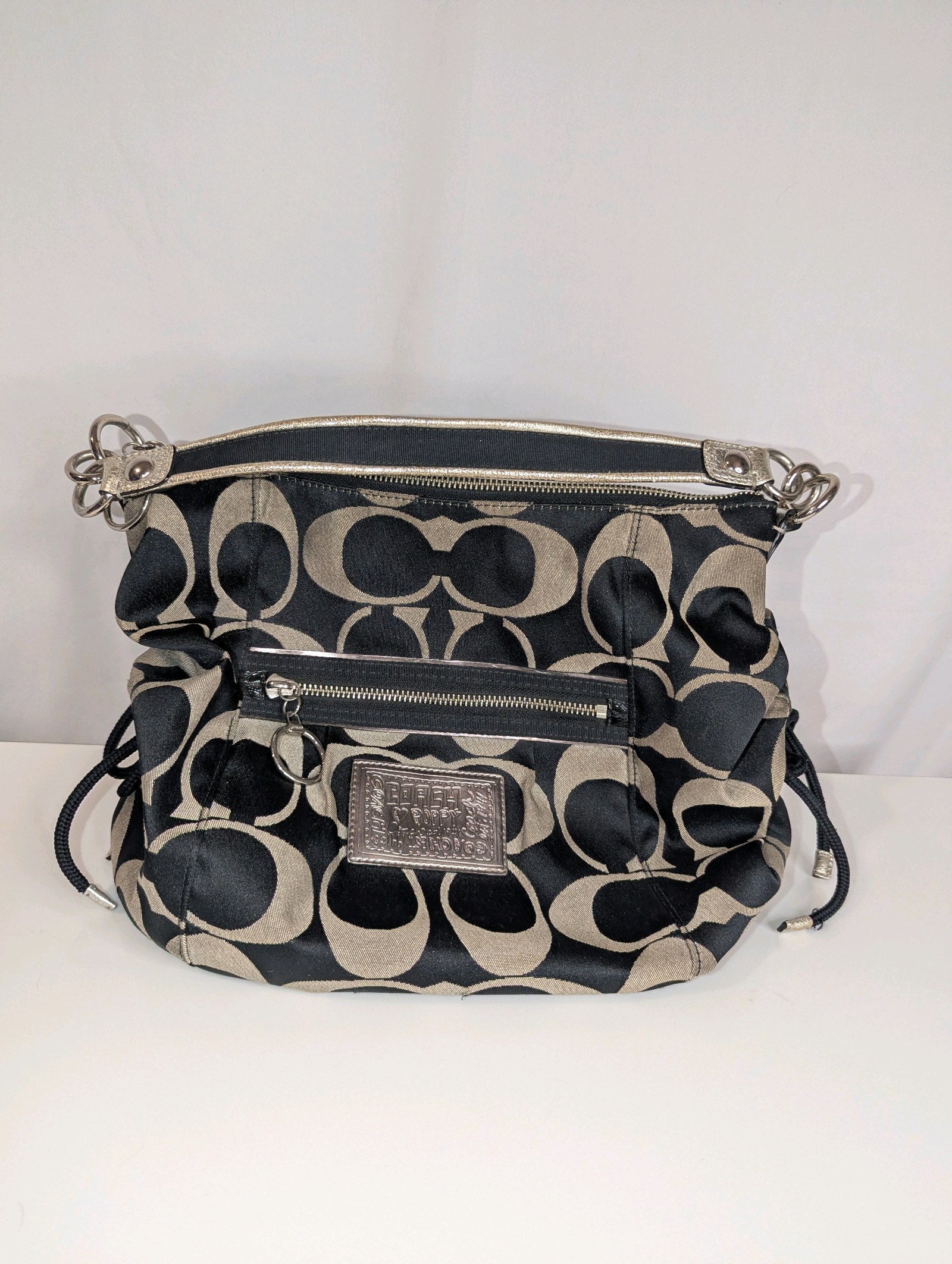 Coach Poppy Signature hobo bag