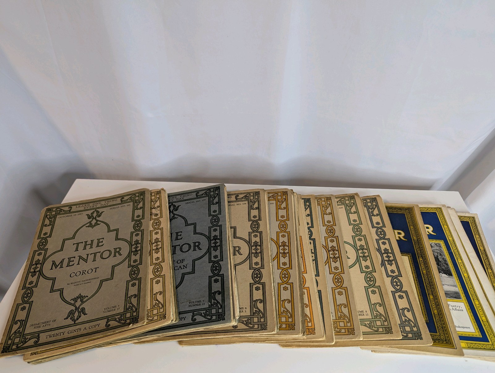 Antique 1917-1921 The Mentor Magazines