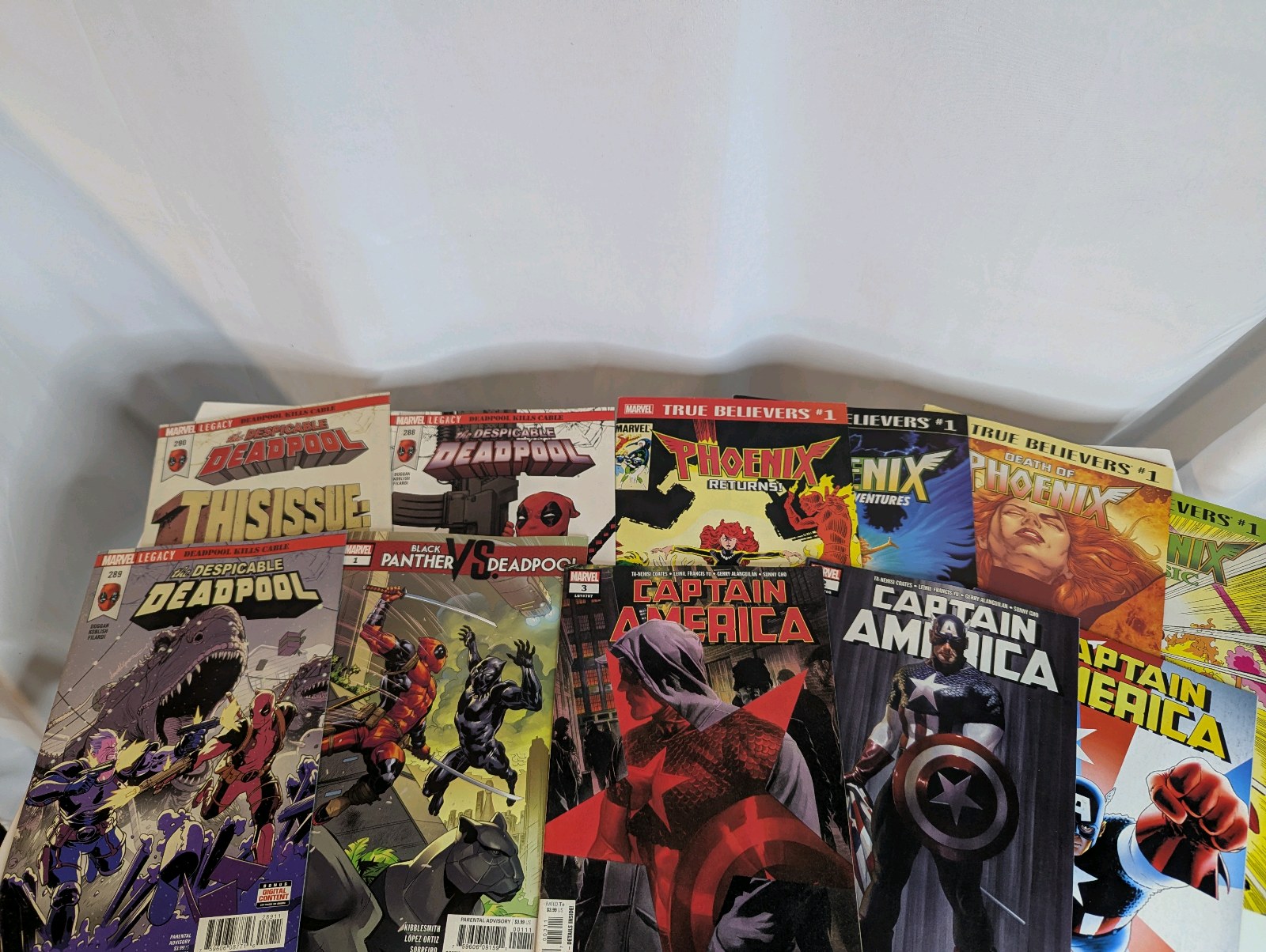 Comic Book Lot-Deadpool, Captain America ,Phoenix
